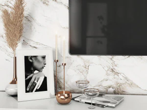 TV Wall Set-Minh Tri 3D Model