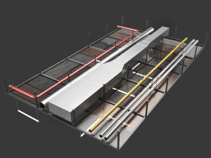 Industrial ceiling Modelo 3D