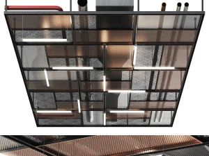 Industrial ceiling 3D Model