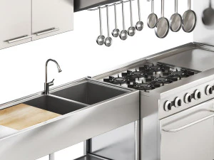 Ristorante Equipment02 cucina commerciale Modello 3D