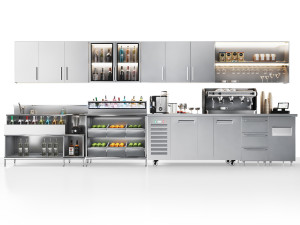 Restaurant Equipment01 commercial kitchen- cocktail bar 3D मॉडल