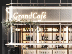 Caffetteria Ristorante 05 bar Modello 3D