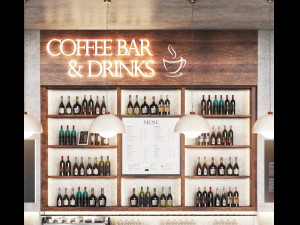 Cafe06 3D Model