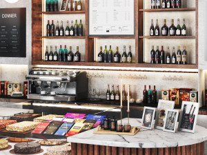 Cafe06 3D Model