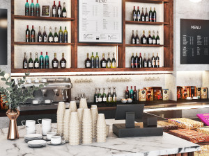 Cafe06 3D Model