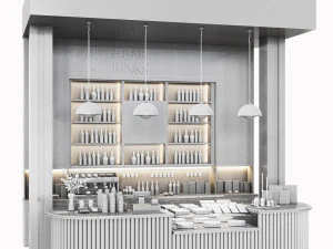Cafe06 3D Model