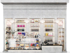 Pasticceria Cafe07 Modello 3D