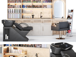 Hair Color bar-Hair Dye 3D Model