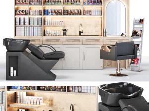 Hair Color bar-Hair Dye 3D Model