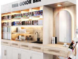 Hair Color bar-Hair Dye 3D Model