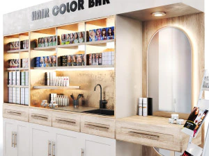 Hair Color bar-Hair Dye 3D Model