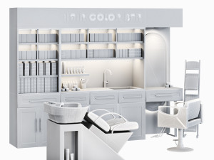 Hair Color bar-Hair Dye 3D Model