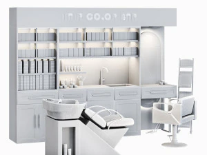 Hair Color bar-Hair Dye 3D Model