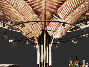 Cafe- Round Bar cocktailbar Modelo 3D