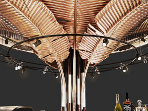 Caffetteria-Round Bar cocktailbar Modello 3D