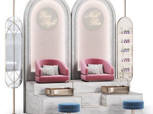 Pedicure03 nailpolish beautysalon Modèle 3D