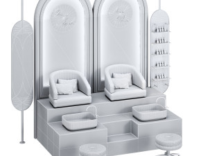 Pedicure03 nailpolish beautysalon 3D Model