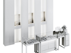 Jewelry store showcase jewellery showroom 3D Model