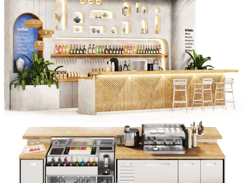 Greek Cafe 3D Model