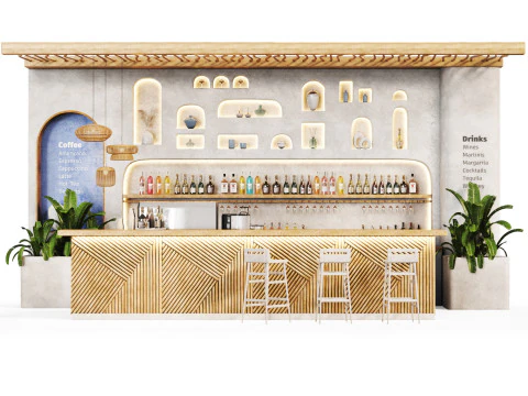 Caf&eacute; Grego Modelo 3D