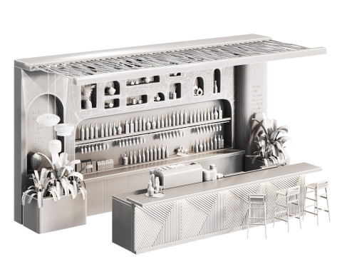 Greek Cafe 3D Model