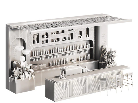 Caf&eacute; Grego Modelo 3D