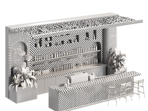 Greek Cafe 3D Model