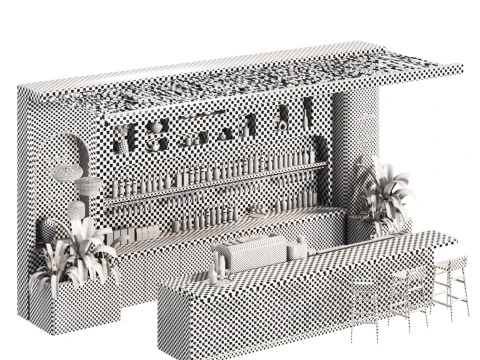 Caf&eacute; Grego Modelo 3D