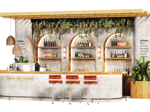 Bohemian Cafe 015 3D Model