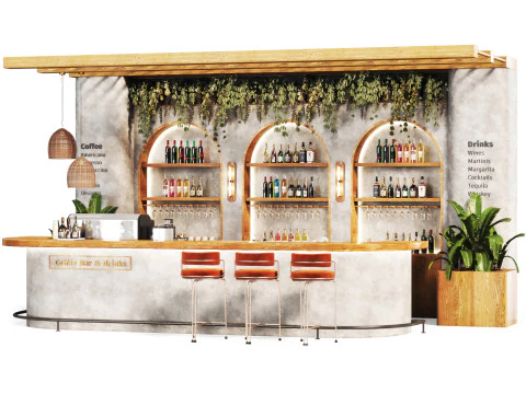 Bohemian Cafe 015 3D Model