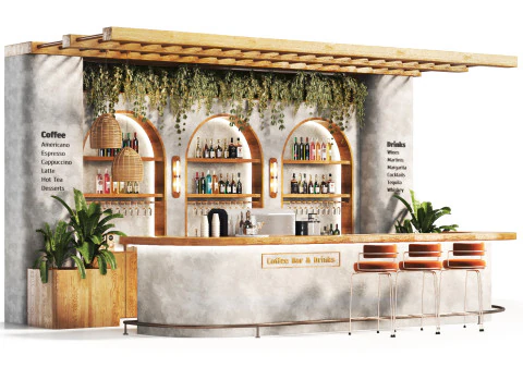 Bohemian Cafe 015 3D Model