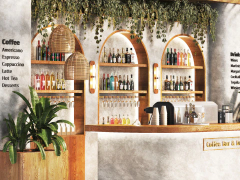 Bohemian Cafe 015 3D Model