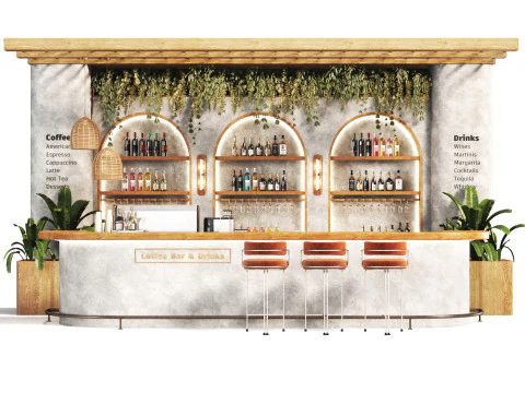 Bohemian Cafe 015 3D Model