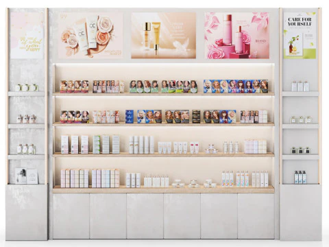 Vitrine 04 showroom Modelo 3D
