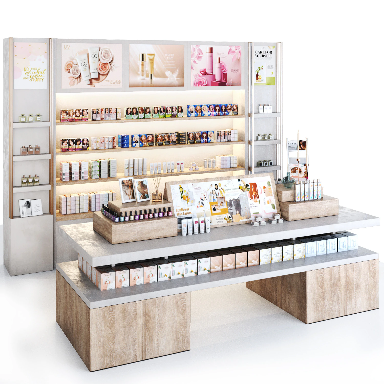 Vitrine 04 showroom Modelo 3D .c4d .max .obj .3ds .fbx .stl .blend 