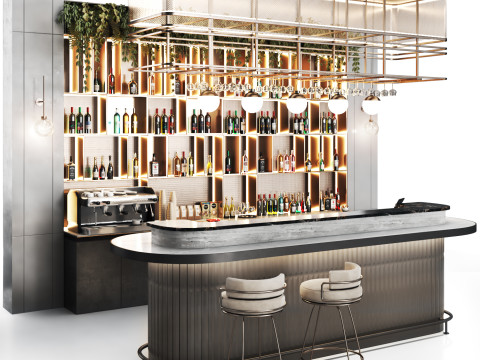 Cafe restaurant N11 3D Model