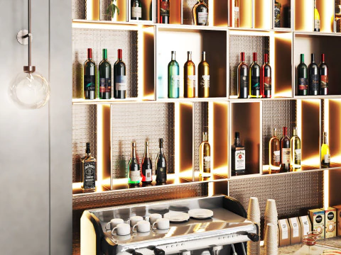 Caf&eacute;-restaurant N11 Modèle 3D