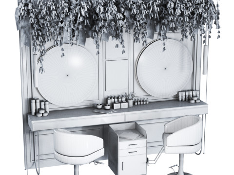 Beautysalon 12 hairdresser- barbershop Modèle 3D