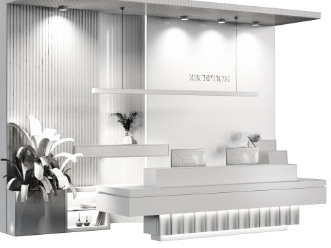 Reception Dark theme 3D-Modell