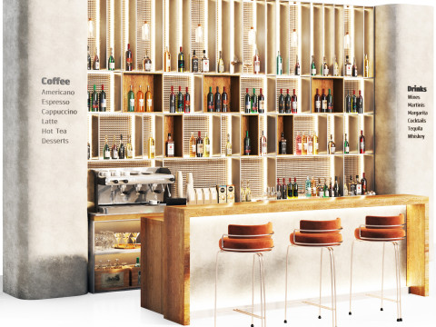 Cafe Bar 14 3D Model