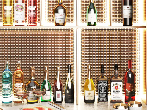 カフェバー14 3Dモデル