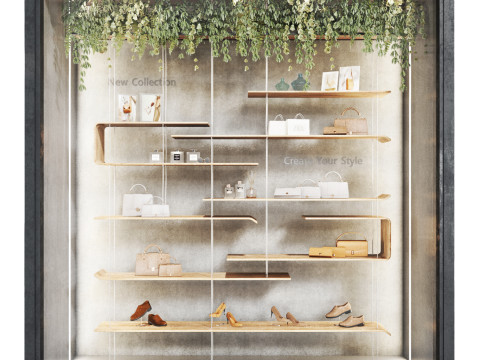 Store04 shop window 3D-Modell