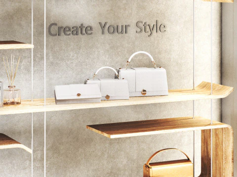 Store04 shop window 3D Model