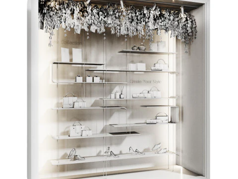 Store04 shop window 3D Model