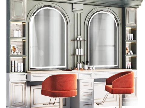 Класичний салон краси014 3D Модель