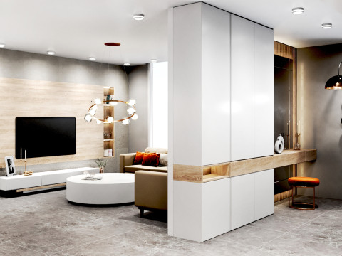 Apartment Interior Design Model 3D