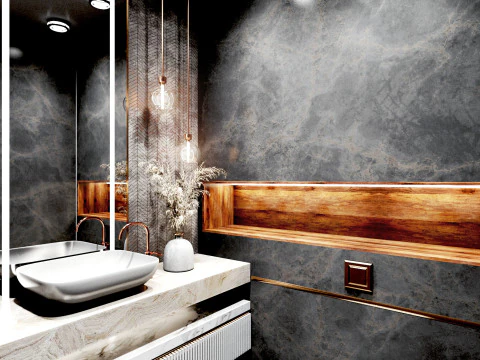 Дизайн интерьера квартиры 3D Модель