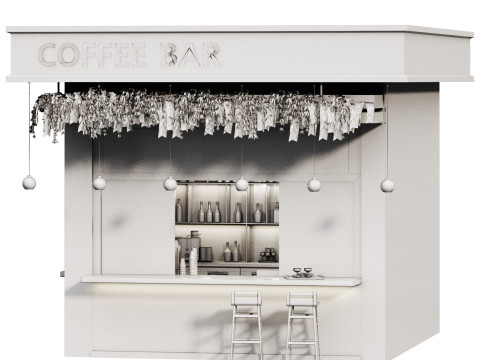Outdoor Cafe18 street bar coffeetogo 3Dモデル