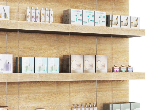 Farmacy Drugstore showcase 3D Model