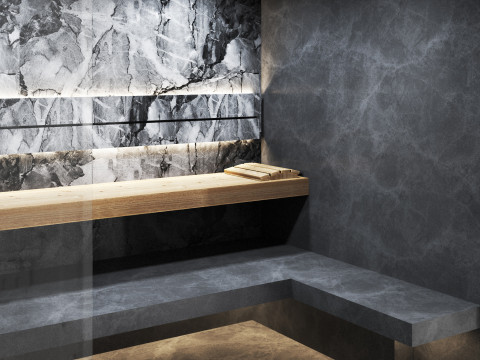 Sauna 02 steamroom spa 3D Model